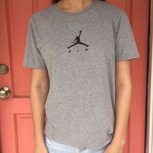 Grey air Jordan shirt